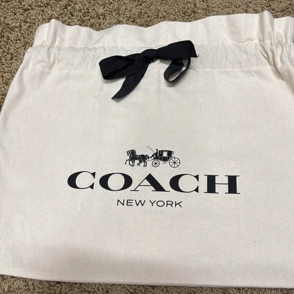 Coach Black Croc-Embossed Shoulder Bag - Picture 2 of 9